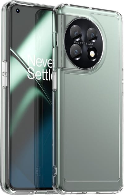 Lunso - Geschikt voor OnePlus 11 - TPU Backcover hoes - Transparant