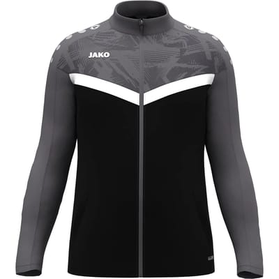 Jako Iconic Polyestervest Heren - Zwart / Antraciet | Maat: 4XL