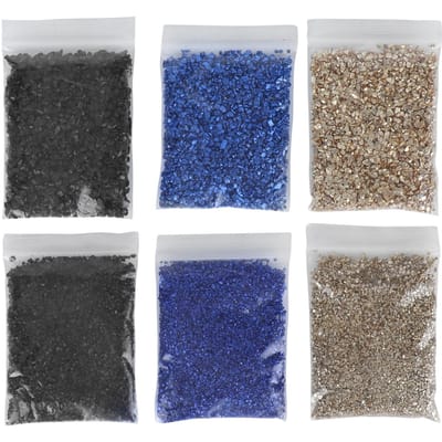 Irregulair Glas Chips Gebroken Glas Vormvuller Glitter voor Nail Art Craft Vaasvuller DIY gray