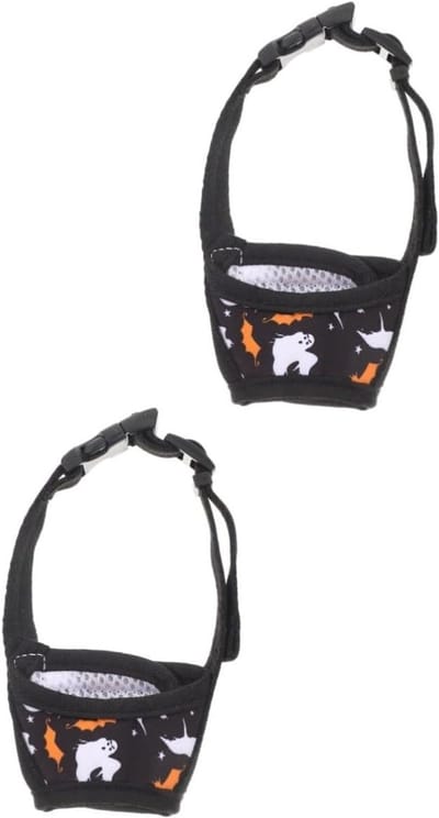 Honden Muilkorf - Hondensnuit Hond - Voorkomen Ongewenst Gedrag - Ademend Nylon Materiaal - Maat M - Meerkleurig