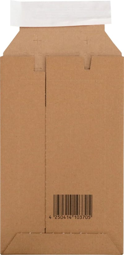 SendProof® Envelop | verzendenvelop | 250x150mm | DVD | strip | golfkarton | bruin | 100 stuks