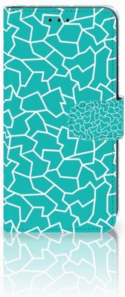 Xiaomi Mi A2 Lite Hoesje Cracks Blue