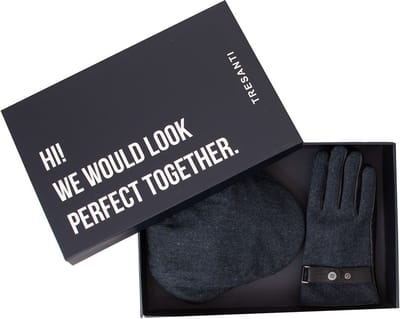TRESANTI | DEMPSEY I Giftset flatcap and gloves | Blauw