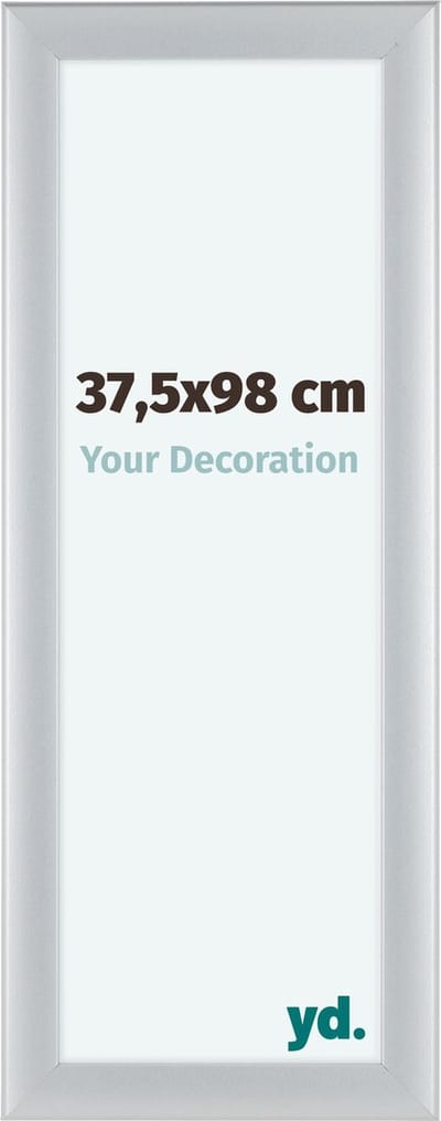 Your Decoration - Fotolijst 37,5x98 cm - MDF - Zilver Mat - Como