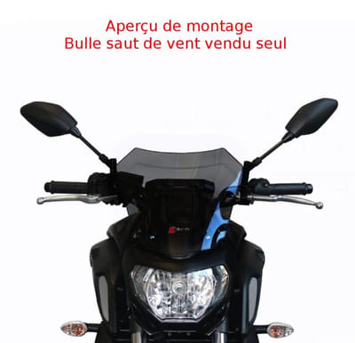 Bulle saut de vent Faco pour moto Yamaha 700 MT-07A 2018 à 2020 29022 Neuf