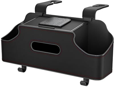 Dailygoods- Auto Achterbank Organizer - Multifunctioneel - Bekerhouder - Opbergdoos - Slijtvast - Schokbestendig - 29 x 8,5 x 12,5 cm