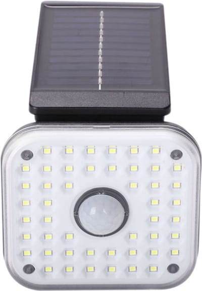 St. Helens Home & Garden GH423 PIR Beveiligingswandlamp – 48 LED, 120 Lumen – IP65, Zwart – Zonne-energie