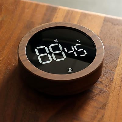 Digitale keukentimer – Afteltimer met groot led-display en instelbaar volume, handig tijdens het koken, geschikt voor ouderen en kinderen.