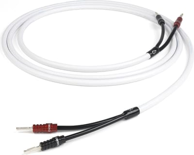 The Chord Company | C-ScreenX luidsprekerkabel | High Purity OFC | 1,5mm2 AWG16 | Banaanpluggen | stereoset 2 stuks 2,5 meter