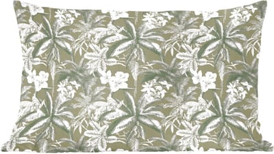 Sierkussens - Kussentjes Woonkamer - 60x40 cm - Botanisch - Bloemen - Groen