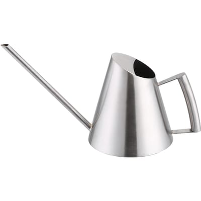 400ml Mini RVS Gieter Geborsteld Tuin Planten Binnen Buiten white