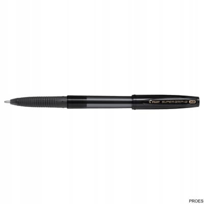 Pilot Super Grip G Balpen Zwart, Ergonomisch, Vloeiend Schrijven