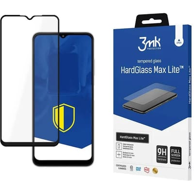 Samsung Galaxy A22 4G Black - 3mk HardGlass Max Lite