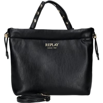 REPLAY handtas schoudertas Handbag Black zwart