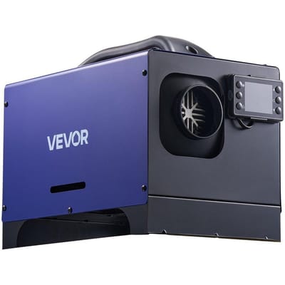 Chauffage au Diesel, 8 kW, CC 12 V/24 V, Chauffage à Air au Diesel Portable Tout-en-Un avec Télécommande et Écran LCD, Chauffage Rapide Faible Bruit, Réservoir de Carburant de 5 L pour