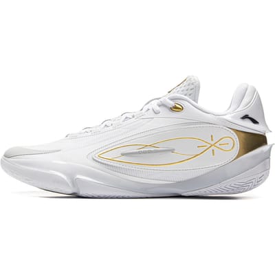 Li-Ning Way of Wade 808 5 Road to Glory Heren Sneakers Wit Goud ABAV015-2 40⅓