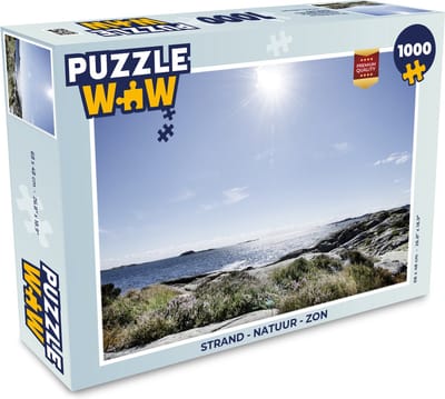 Puzzel Strand - Natuur - Zon - Legpuzzel - Puzzel 1000 stukjes volwassenen
