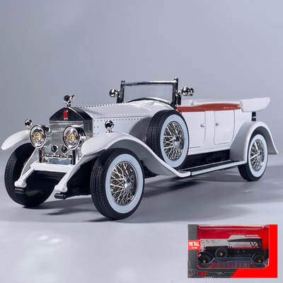 1:24 Rolls Royce Phantom I 1925 Luxe Klassiek Retro Sedan Legering Diecast Modelauto Huis Trendy Speelgoed Ornamenten Verjaardagscadeau