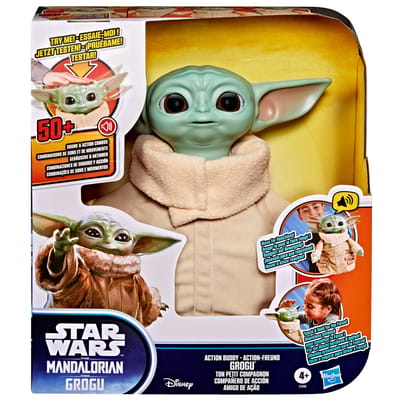 Hasbro Star Wars: The Mandalorian & Grogu Action Buddy Grogu 25 cm Knuffeles