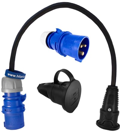 Adapter 3 x 2,5 mm2 naar CEE 16A - 1 meter