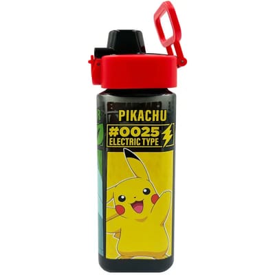 Pokemon Drinkfles Vierkant - Pikachu, Squirtle, Balbasar, - Drinkbeker, Schoolbeker