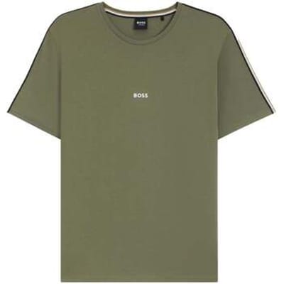 T-shirt Korte Mouw BOSS Lightweight Unique T-Shirt Green