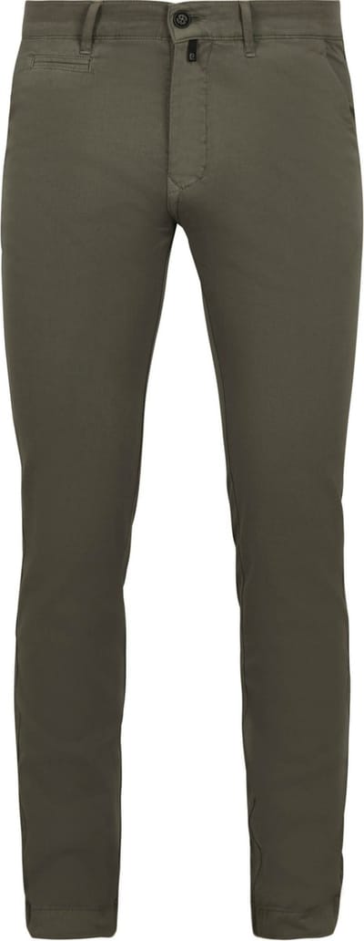Pierre Cardin Chino Castres Olijfgroen - Maat W 35 - L 32 - Heren