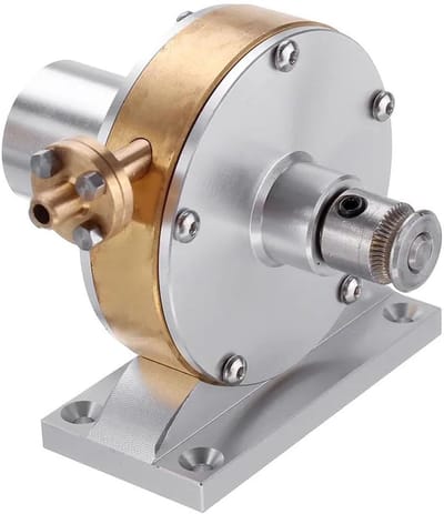 Stoomturbine Motor Model - Educatief Hulpmiddel - Natuurkunde Demonstratie - Ultrahoge RPM Prestaties - 9.7 x 5.7 x 7.2 cm