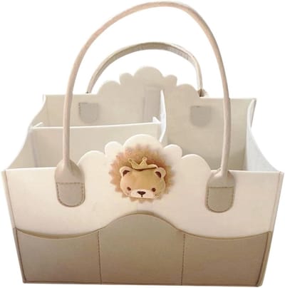 Luiertas Tote - Mama tas - Handige uitstapjes - Meerdere compartimenten - 33 x 23 x 18 cm - Kastanjebruin