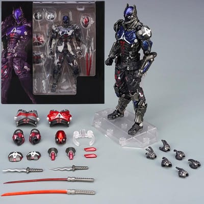 INCROYABLE YAMAGUCHI Arkham Knight Batman Red Hood Robin Jason Todd Figuarts Jeu KAIYODO Figurine d'Action Modèle Jouet Collection Cadeau gray
