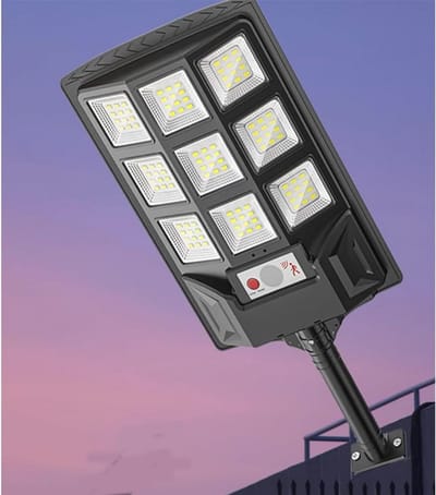 Zonnelampen voor Buiten met Afstandsbediening - Solarlampen met Bewegingssensor en Tijdgestuurde Verlichting voor Tuinen en Garages
