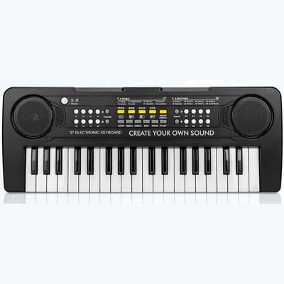 JMZR® Kinder Piano - Kinderspeelgoed - Baby Keyboard - Zwart