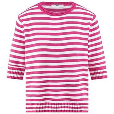 Trui ronde hals Van Peter Hahn pink