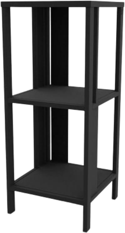 Steellish Column Divider Zuil - Sokkel - Plantenzuil - Kast - Metaal - Zwart - 40x40x95cm