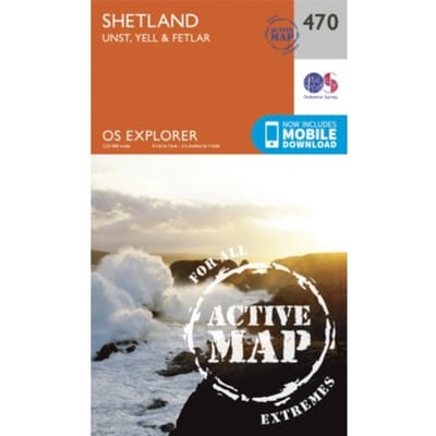 Shetland - Unst, Yell And Fetlar - Ordnance Survey