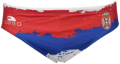 Turbo Srbja Zwemslip Rood,Blauw M Man