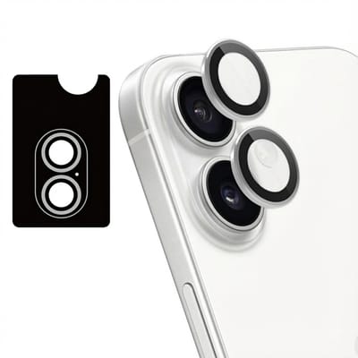 imoshion Camera Lens Protector - Geschikt geschikt voor Apple iPhone 16/ geschikt voor Apple iPhone 16 Plus/ geschikt voor Apple iPhone 17 - 2 Pack - Wit