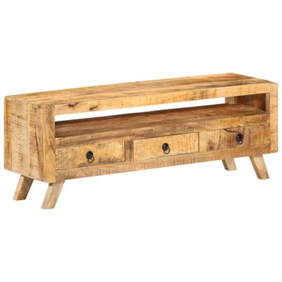 vidaXL - Tv-meubel - 110x30x40 - cm - massief - mangohout