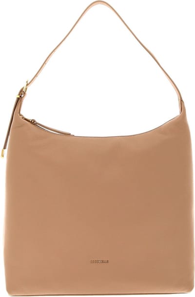COCCINELLE Leren Schoudertas Coccinelle Gleen Handbag Toasted Beige