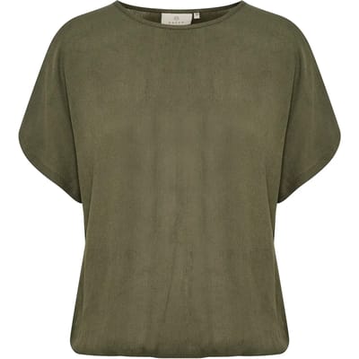 Kaffe blouse amber stanley Donkergroen-46 (L)