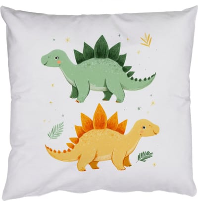 Sierkussens - Kussentjes Woonkamer - 50x50 cm - Sterren - Stegosaurussen - Blaadjes - Groen