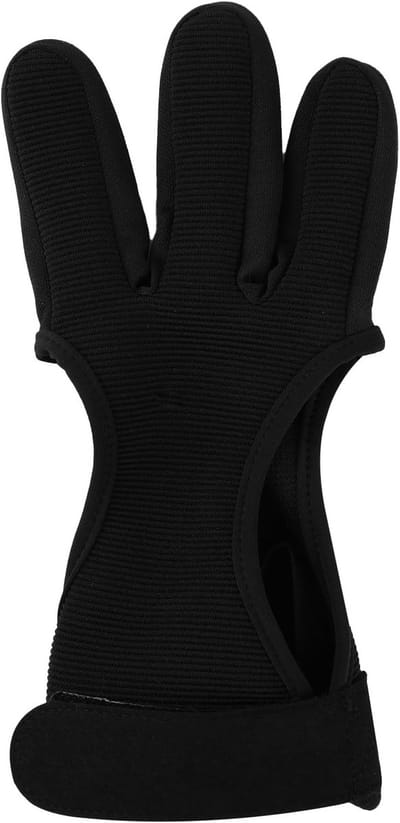 Traditionele boogschiethandschoen voor kinderen en volwassenen, verstelbare vingerbescherming, ademend en comfortabel voor optimale grip en precisie