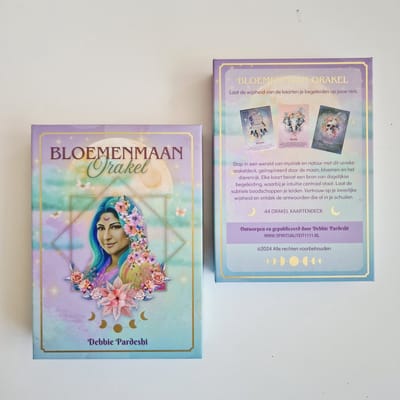 Bloemenmaan Orakel - Spiritualiteit 1111 - 44 Orakelkaarten - Dagelijkse inzichten - Spirituele groei & Intuïtie - Nederlandstalig
