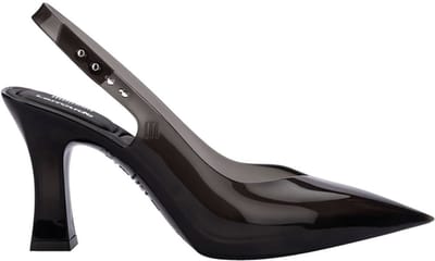 Melissa Slingback + Larroude Hakken Zwart EU 38 Vrouw
