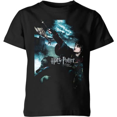 Harry Potter Goblet Of Fire Kids' T-Shirt - Black - 98/104 (3-4 jaar)