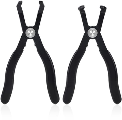 Golden crown - Push Pliers Set - 2-delige Clip Verwijderingsgereedschap - voor Auto - 30° en 80° Hoek - Professioneel gereedschap - voor reparatie - Han...
