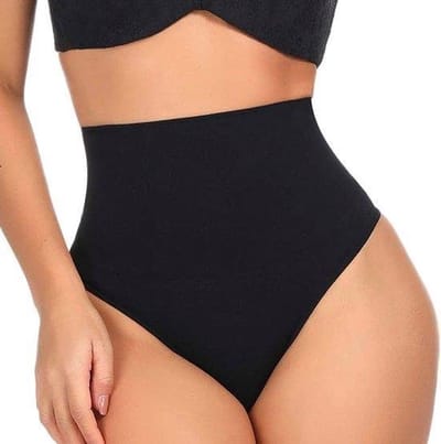 Correctie ondergoed shapewear - High waist string zwart maat 38/40
