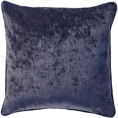 Dutch Decor LEWY - kussenhoes 45x45 cm - glansvelours - Insignia Blue - blauw - met rits - zonder binnenkussen
