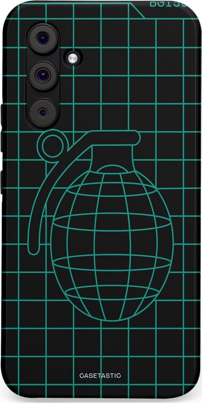 Casetastic Hoesje Geschikt voor Samsung A54 (5G) - Stijlvolle Beschermende Duo-layer Case - Retro bom