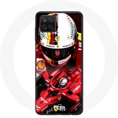 Samsung Galaxy A12 Hoesje Formule 1 Sebastian Vettel F1 Rood rood